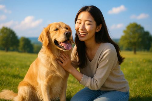 ドッグシッターとして活躍する女性のイメージ